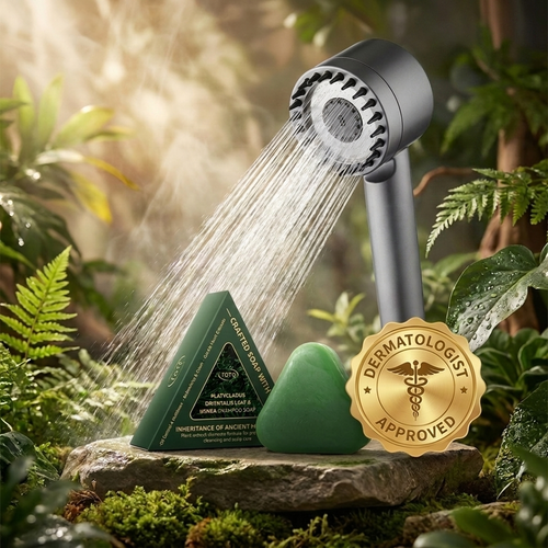 Regadera Purificadora + Champú Anticaída